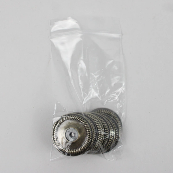 Lot of 7 Unbranded Knob Backing Plates Bronze Colored Satin Finish