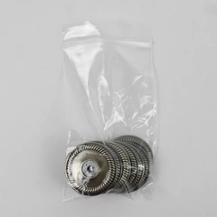 Lot of 7 Unbranded Knob Backing Plates Bronze Colored Satin Finish