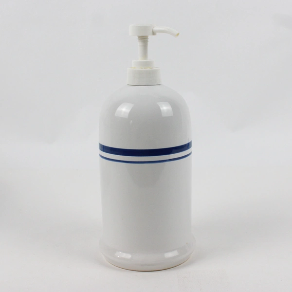 Lot Of 2 Matching Home Stoneware Kitchen Utensil Holder & Soap Dispenser