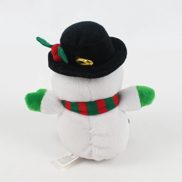 Chosun International Snowman Plush Christmas Ornament 6" FLAWED