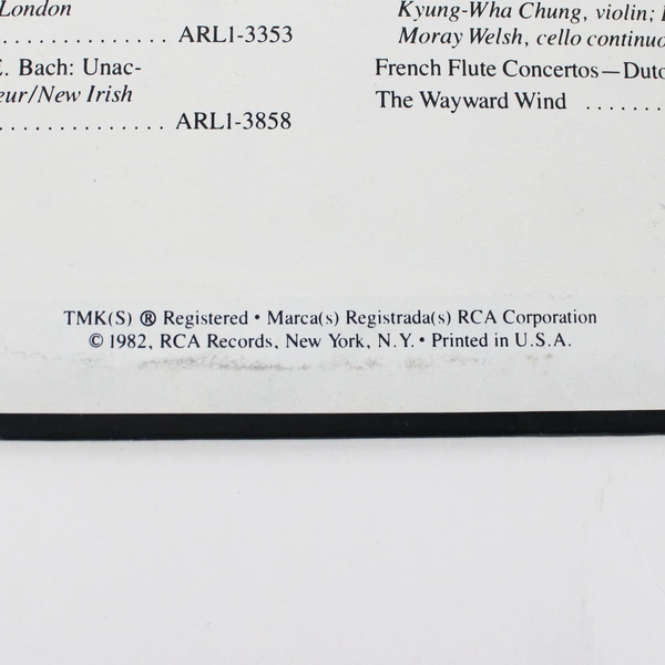 James Galway Mozart The Two Flute Concerto, AGL1-4521-A  1982