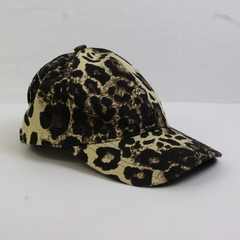 Free Press Acessories Leopard Print Brown/Black Baseball Cap One Size Fits All