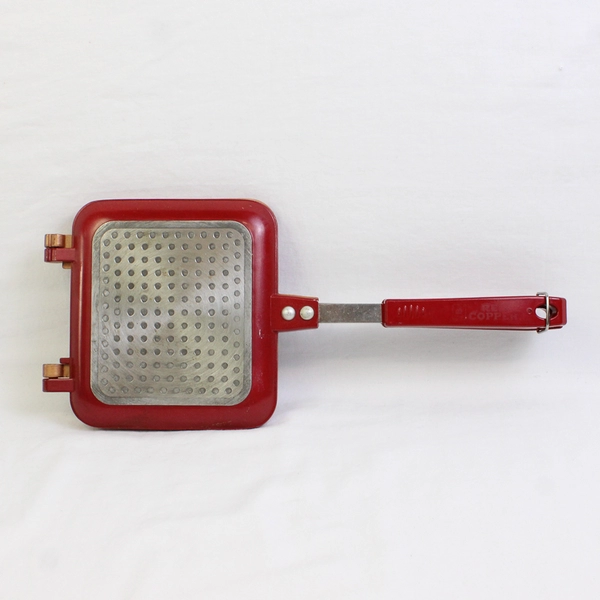Red Copper Flipwich Hot Sandwich Panini Maker, Campfire Grilled Cheese