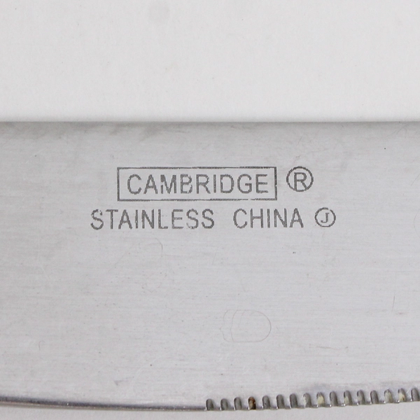 Lot Of 4 Cambridge Silver Pendulum (Stainless) Flatware Dinner Knives 9.75" Long