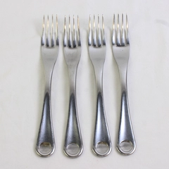 Lot Of 4 Cambridge Silver Pendulum (Stainless) Flatware Dinner Forks 8.25" Long