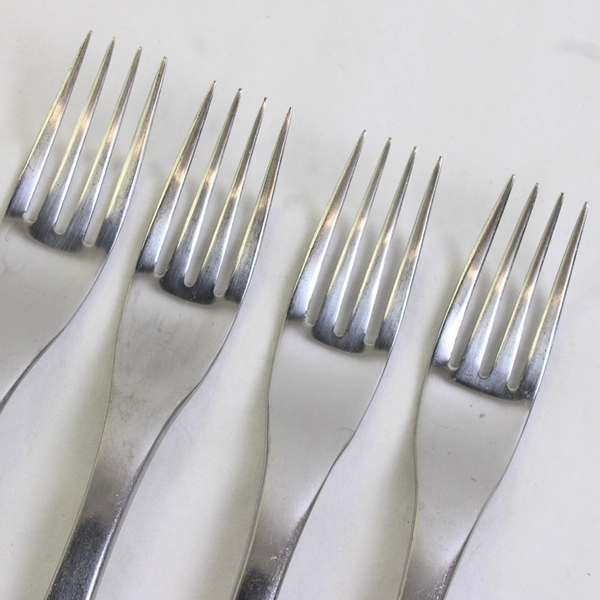 Lot Of 4 Cambridge Silver Pendulum (Stainless) Flatware Dinner Forks 8.25" Long