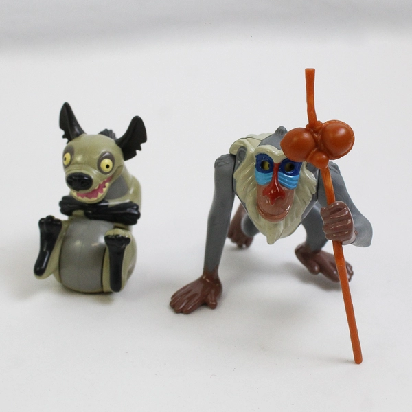 Lot of 5 Vintage Disney Movie Action Figure Plastic Toys 1990's Aladdin Rafiki