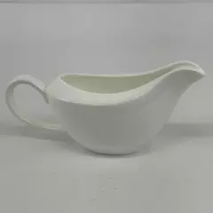 Fitz And Floyd Gourmet Porcelain Gravy Boat Sauce Boat White Ceramic