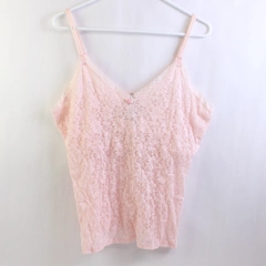 Secret Treasures Women's Size XL Lacy Pink Camisole Top 