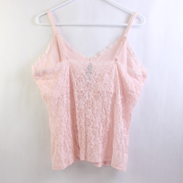 Secret Treasures Women's Size XL Lacy Pink Camisole Top 
