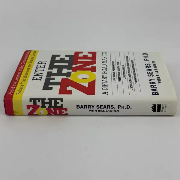 Enter The Zone: A Dietary Road Map Hardcover Barry Sears
