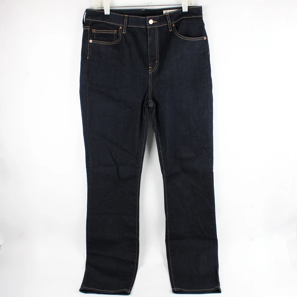 Aviator Women's 34 Slim Straight Dark Indigo Denim Jeans