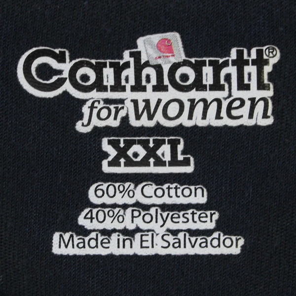 Carhartt Navy Blue Short-Sleeve T-Shirt Women's Size 2XL