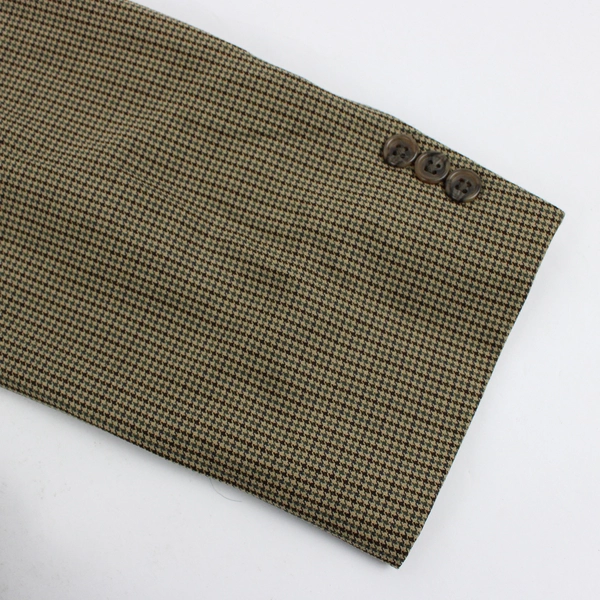 Stafford Men's 44R Brown Herringbone Wool Classic Fit Suit Jacket