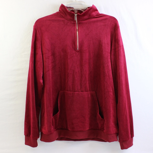 HOTOUCH Women's XL Red Velour Loungewear Set NWT