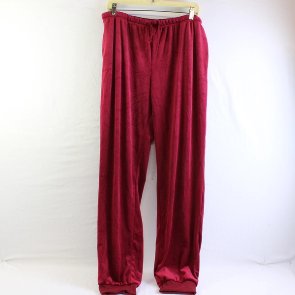 HOTOUCH Women's XL Red Velour Loungewear Set NWT