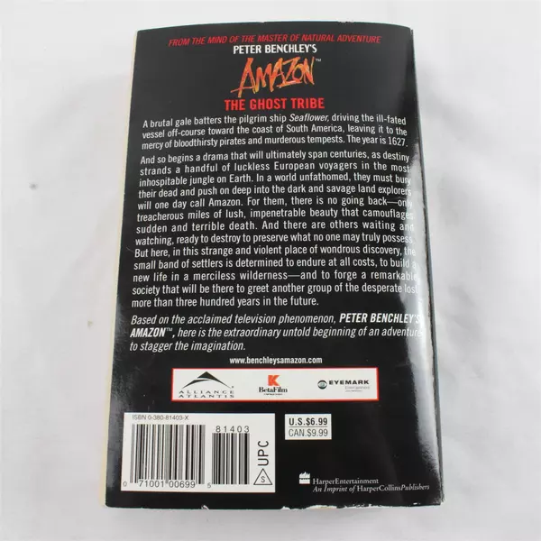 Peter Benchley's Amazon The Ghost Tribe Paperback 2000 Adventure Novel