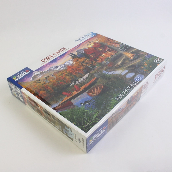 White Mountain 1000 Piece Cozy Cabin Country Jigsaw Puzzle 1269 Sealed Brand New