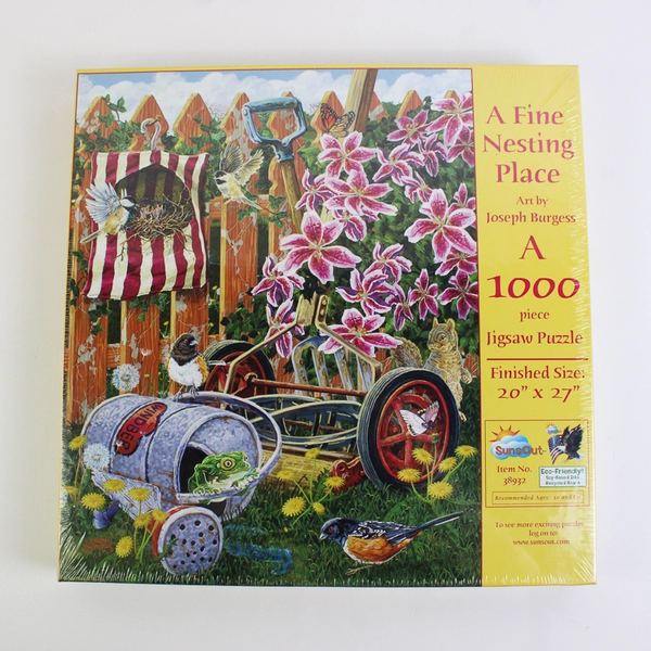 A Fine Nesting Place Jigsaw Puzzle 38932 Joseph Burgess 1000 Pieces 20 x 27