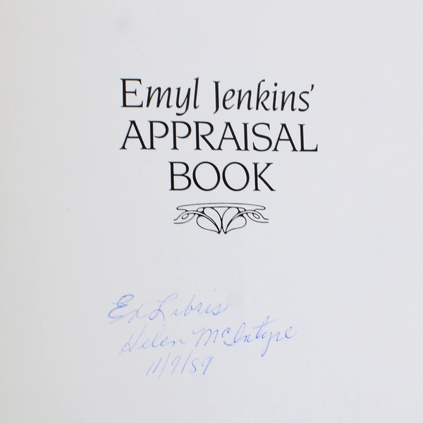 Emyl Jenkins' Appraisal Book by Emyl Jenkins (1989, Hardcover)