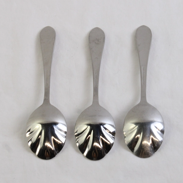 Lot of 3 Retroneu Roseanne Sugar Spoons 18/8 Stainless 6 Inches