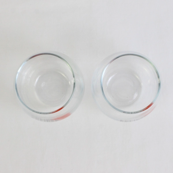 Set of 2 2017 Eclipse with J Wrigley Vineyards Stemless Wine Glass