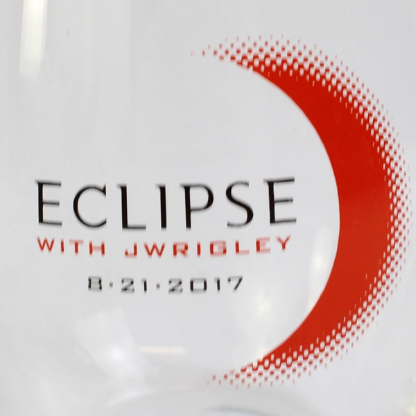 Set of 2 2017 Eclipse with J Wrigley Vineyards Stemless Wine Glass