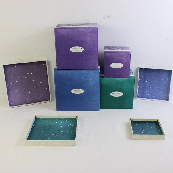 Barrington Studios Set of 4 Nesting Christmas Gift Boxes