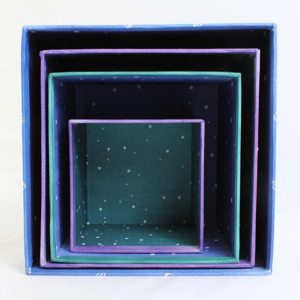 Barrington Studios Set of 4 Nesting Christmas Gift Boxes