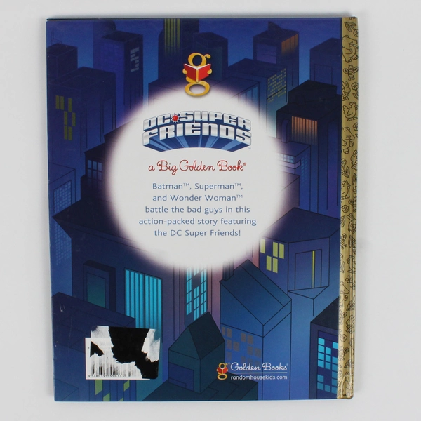 Golden Book DC Super Friends Series Race Across Gotham City by Steve Fox 2016 HC