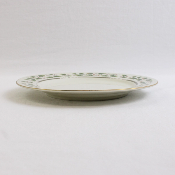 Royal Limited Holly Holiday Pattern Salad Plate Ceramic 7.5" Diameter