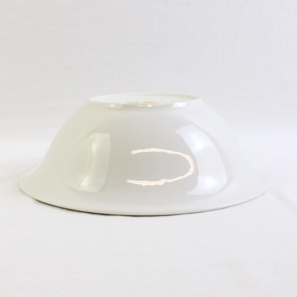 Unbranded "Merry & Bright" Holiday Christmas Ceramic Large Bowl 10" Diameter