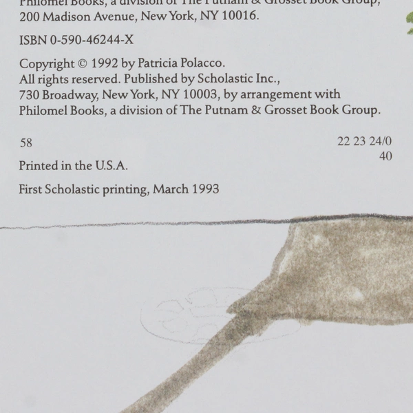 Chicken Sunday by Patricia Polacco 1993 Paperback True Story From The Author