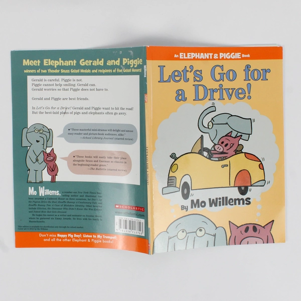 Let's Go For A Drive! by Mo Willems 2017 PB An Elephant & Piggie Book