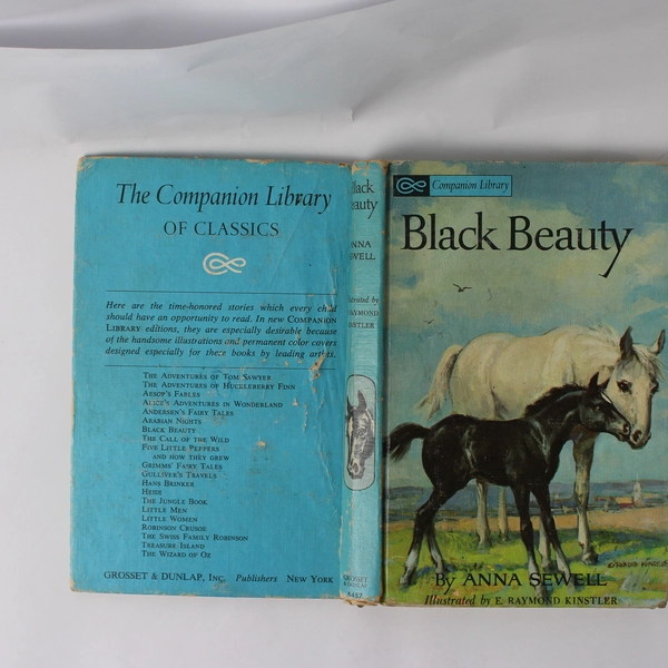 Black Beauty Vintage HC Book 1963, Companion Library 