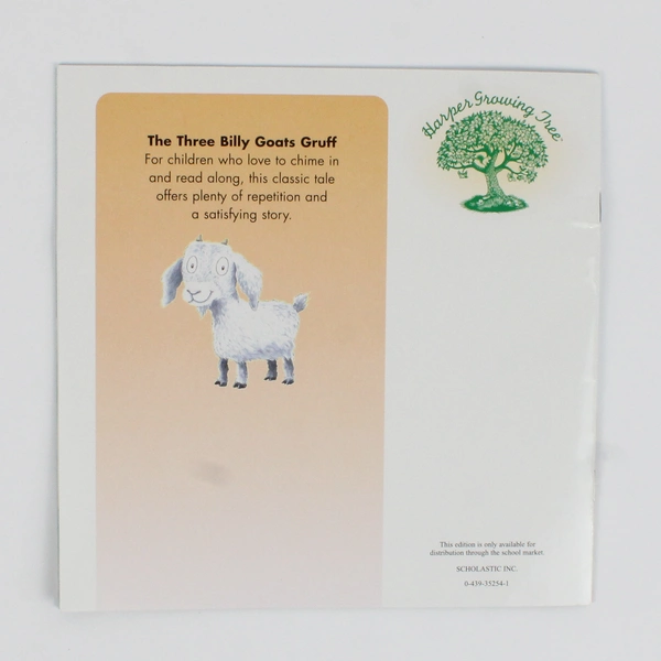 The Three Billy Goats Gruff Norwegian Fairy Tale 2001 Scholastic Paperback