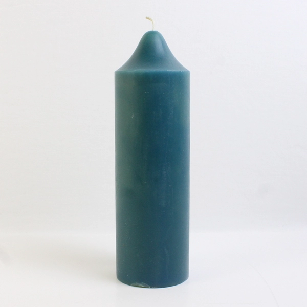Colonial Candle Of Cape Cod Jade Color Eucalyptus Scented Pillar Candle S3959