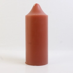 Partylite 3" x 7" Sienna Color Cinnamon Scented Pillar Candle S3723