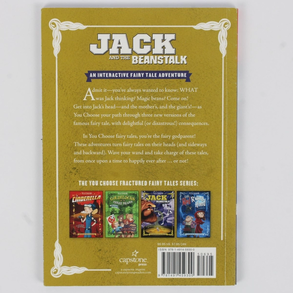 Jack and the Beanstalk Blake Hoena An Interactive Fairy Tale Adventure 2016 PB