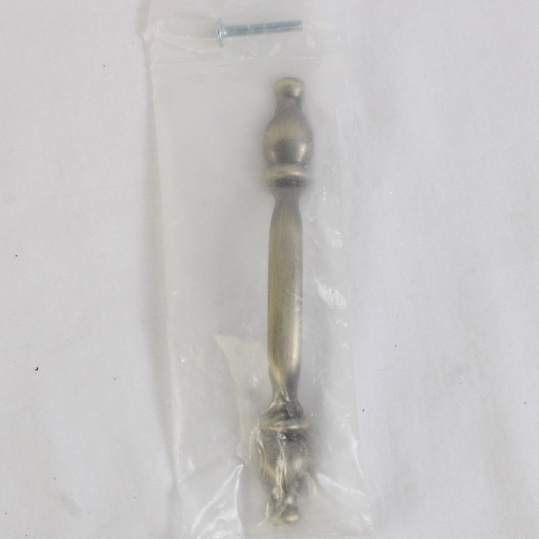 Lot of 2 Unbranded Bronze Colored Arch Drawer Handles Shiny Finish