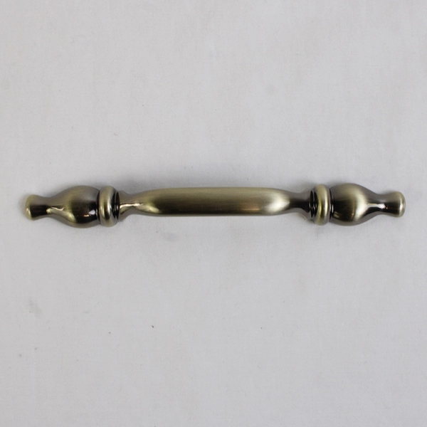 Lot of 2 Unbranded Bronze Colored Arch Drawer Handles Shiny Finish