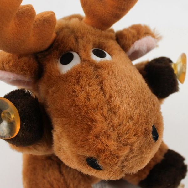 Vintage 1987 Prestige Toy Corp Moose Suction Cup Plush 6.5"