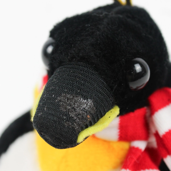 Chosun International Penguin Plush Christmas Ornament 6" FLAWED