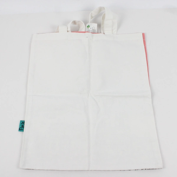 Enesco "Paris" Eiffel & City Pattern Canvas Tote Bag Shoulder 100% Cotton