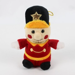 Chosun International Toy Soldier Nutcracker Plush Christmas Ornament 7"