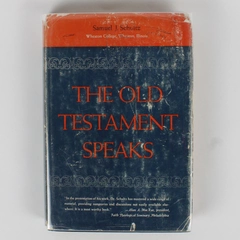 Vintage The Old Testament Speaks By Samuel J Schultz 1960 Hardcover Dust Jacket