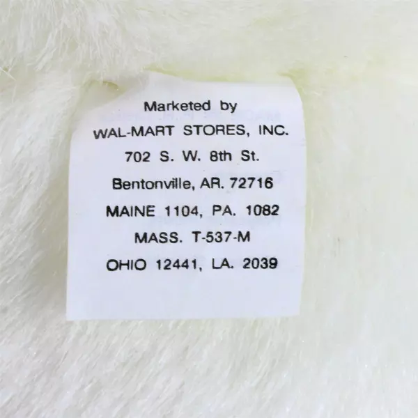 12" White Plush Easter Bunny with Baby Soft Cuddly Holiday Decor Toy