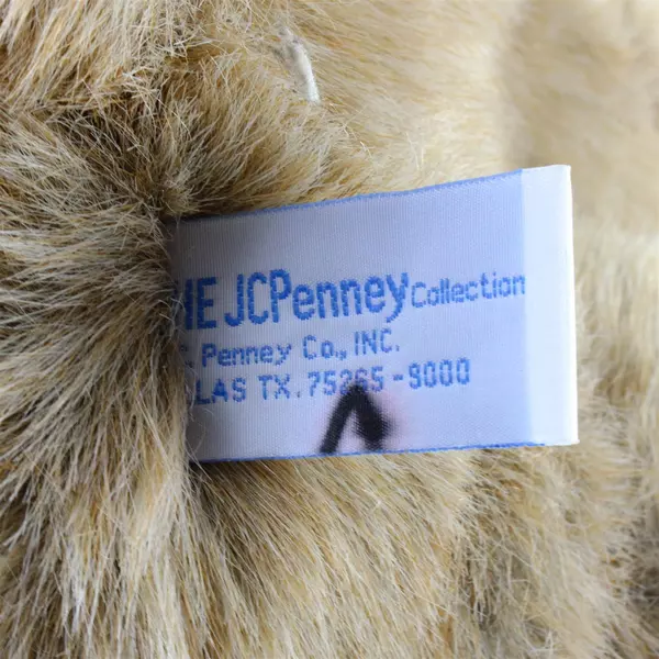 Plush Christmas Teddy Bear w/Candy Cane JC Penney Collection 23" Tall Holiday