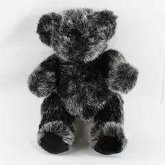 12.5" Embrace Black Plush Jointed Legs Bear Soft Collectible Teddy Toy