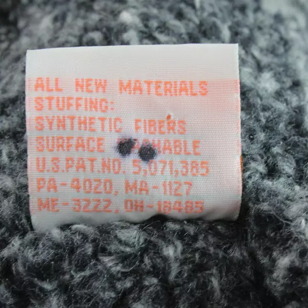 Mango Curly Gray Teddy Bear Plush 13" Peek A Boo Black Bead Eyes Soft Toy